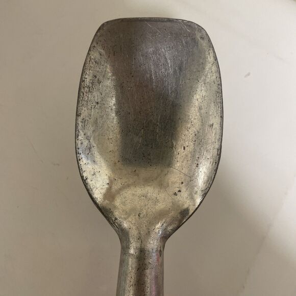 Vintage Unbranded Aluminum Ice Cream Scoop Spade Spatula 8.6” Long - Picture 2 of 5